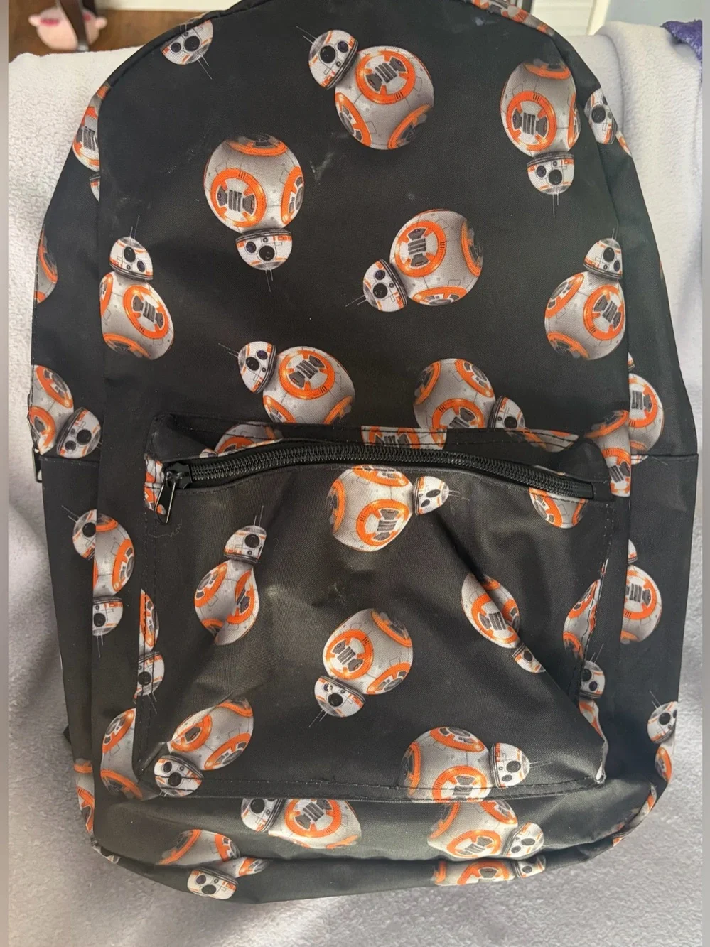 BB-8 Print Black & Orange Backpack -